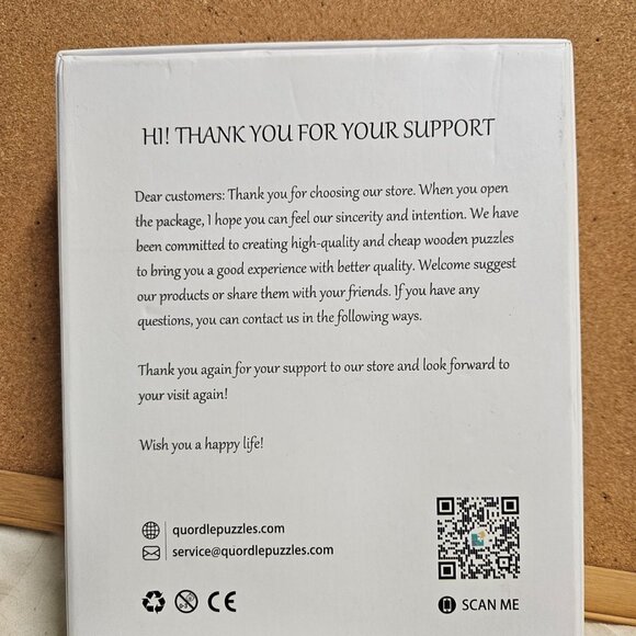 Quordle Puzzles Cat Wooden Puzzle Y001 Size L - Picture 12 of 13